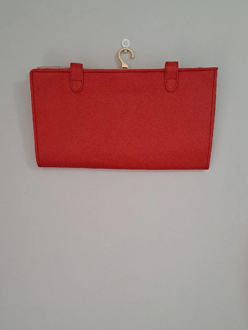 Kendra Scott Beige and Red Hanging Jewelry Organizer